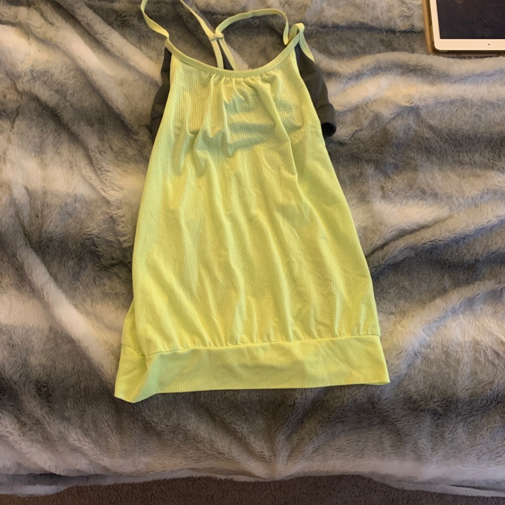 Fashion Nova Neon workout top